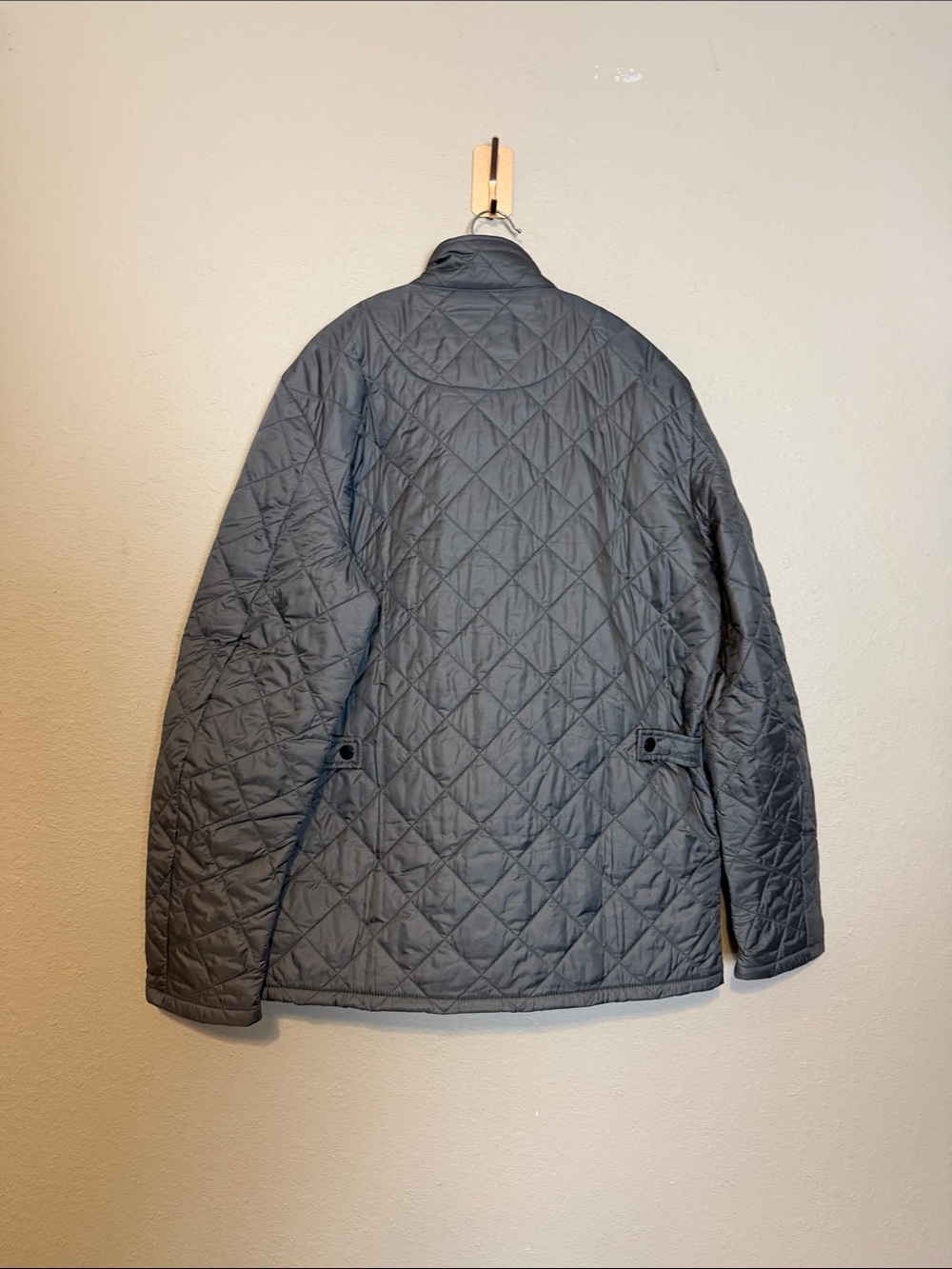 Barbour Flyweight Chelsea Quilted Jacket in Olive Size Medium - Picture 8 of 8